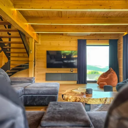 Lk Forest Luksusowe Z Basenem Z Jacuzzi, Sauna, Grota Solna, Sala Bilardowa I Ogrodem Villa Łapsze Niżne