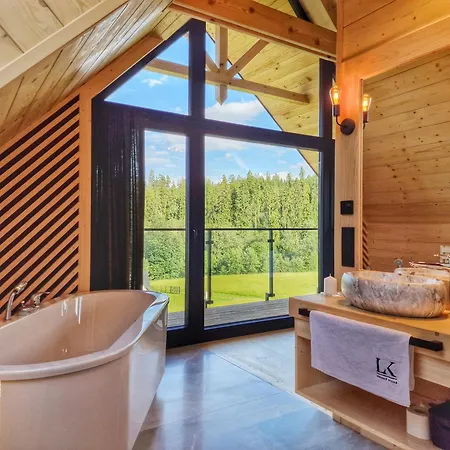 Villa Lk Forest Luksusowe Z Basenem Z Jacuzzi, Sauna, Grota Solna, Sala Bilardowa I Ogrodem Łapsze Niżne