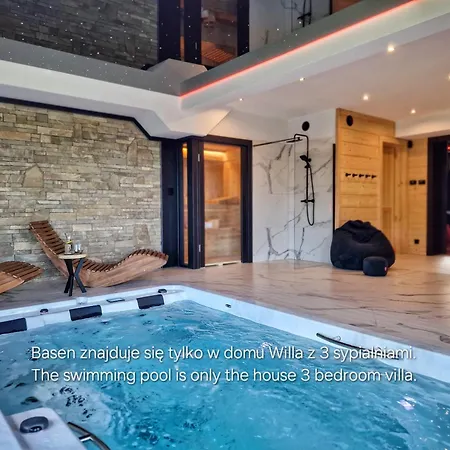 Villa Lk Forest Luksusowe Z Basenem Z Jacuzzi, Sauna, Grota Solna, Sala Bilardowa I Ogrodem